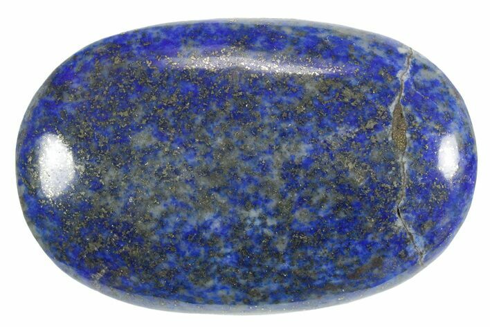 Polished Lapis Lazuli Palm Stone - Pakistan #352524